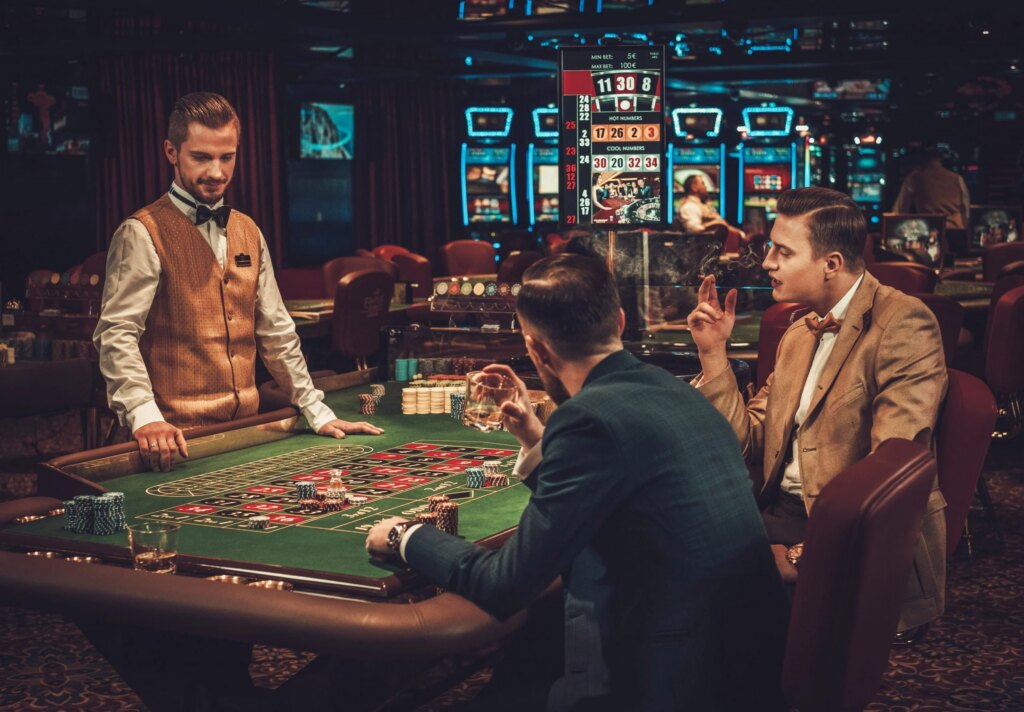 kaszinó asztal black jack játék