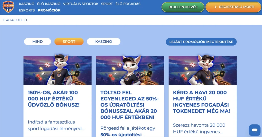 Használd ki az online bónuszok a Felicebet online kaszinóban!