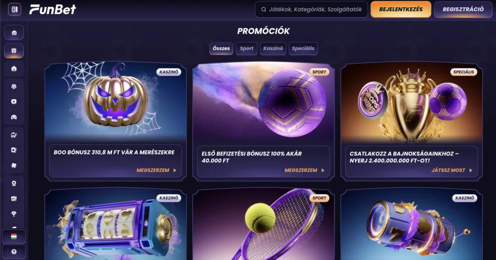 használd ki a funbet promóciókat a klasszino.com-on