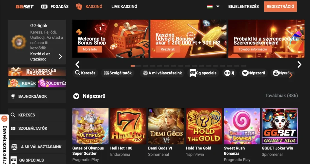 próbáld ki a ggbet kaszinót a klasszino.com-on