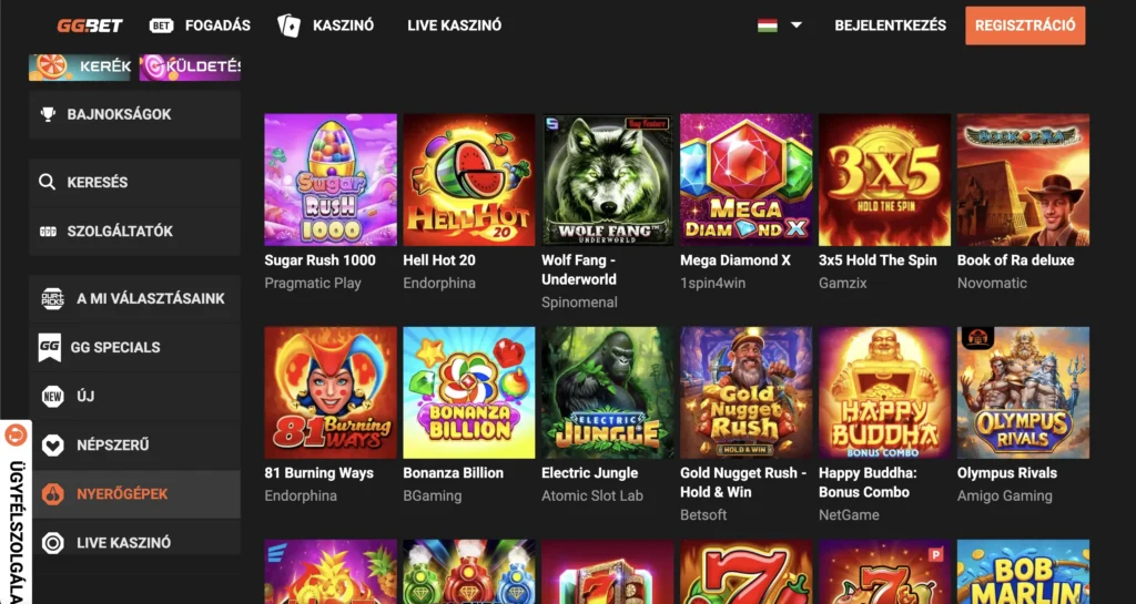 próbáld ki a ggbet slots játékokat a klasszino.com-on