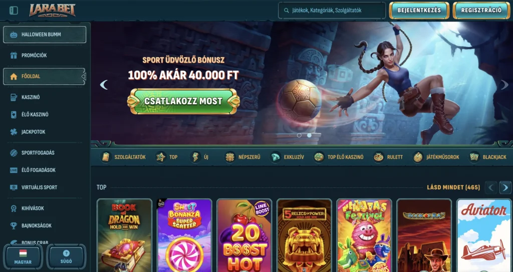 próbáld ki a larabet kaszinót a klasszino.com-on