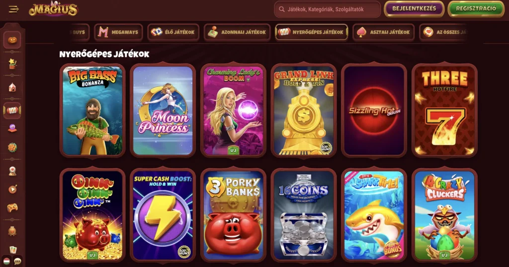 próbáld ki a magius slots játékokat a klasszino.com-on