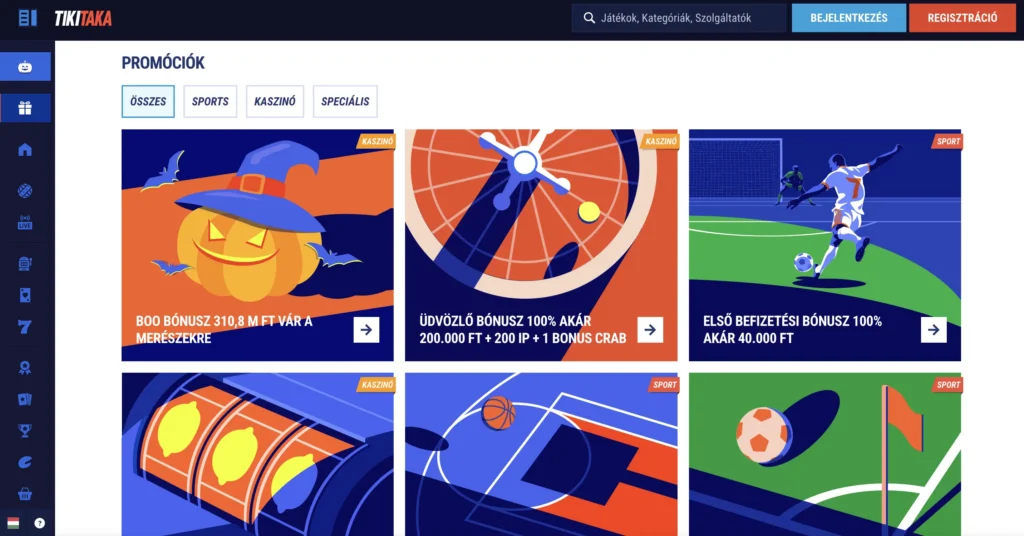 használd ki a tikitaka bónuszokat a klasszino.com-on