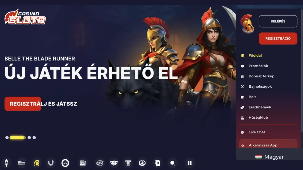 Játssz a slota online kaszinóban!