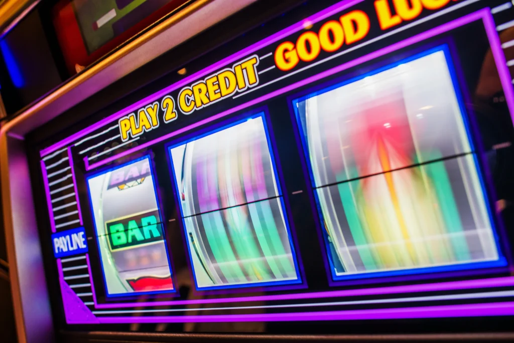 Pörgő nyerőgép dobok, free spins és bónusz pörgetések illusztrációja